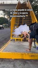 "Engañada, pero jamás indiva": Novia decide realizar su sesión de fotos tras cancelar su boda