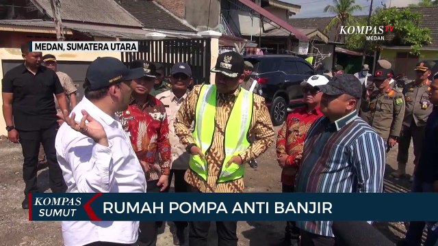 Wali Kota Medan Bobby Nasution Tinjau Rumah Pompa yang Baru Dibangun di Belawan