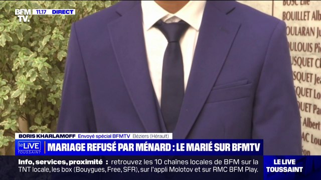 Je trouve ça pas correct : l'Algérien que Robert Ménard refuse de marier à une Française à Béziers s'exprime sur BFMTV