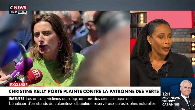 EXCLU - Christine Kelly explique pourquoi elle porte plainte contre Marine Tondelier, secrétaire nationale d'Europe Écologie-Les Verts: C'est scandaleux de laisser passer ça!