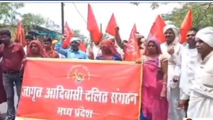 पेशाब कांड पर नहीं थम रहा बबाल,अब जागृत आदिवासी संगठन ने उठाई यह मांग