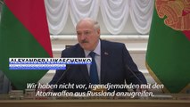 Lukaschenko will mit russischen Atomwaffen 