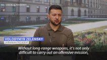 Supplying Kyiv long-range weapons 'depends only' on US: Zelensky
