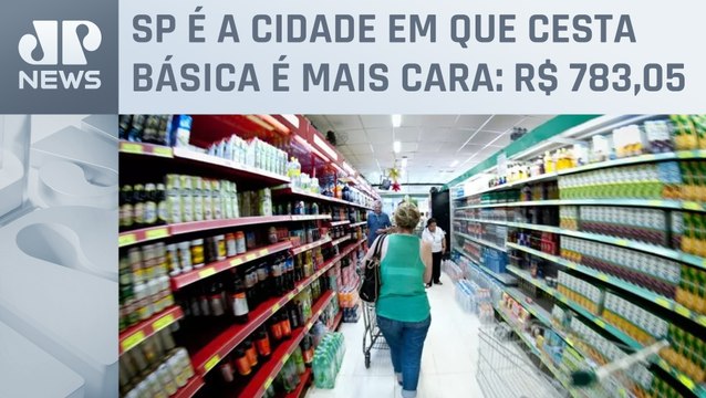 Valor da cesta básica caiu em 10 das 17 capitais em junho, diz Dieese