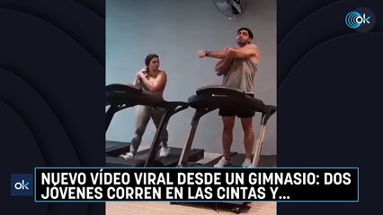 Nuevo vídeo viral desde un gimnasio: dos jóvenes corren en las cintas y...