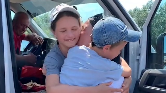 Ukrainian children reunited with mother more than a year after being taken ‘illegally’ to Russia