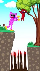 Kissy Missy Protected baby Banban from Zombies _ Funny Animation  #shorts #animation #story