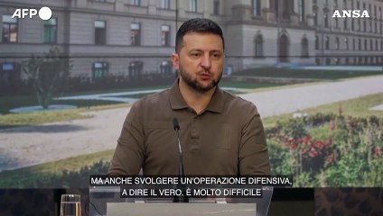 Ucraina, Zelensky: "Senza armi a lungo raggio difficile anche difendersi"