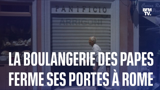 La boulangerie des papes ferme ses portes à Rome, 90 ans après son ouverture