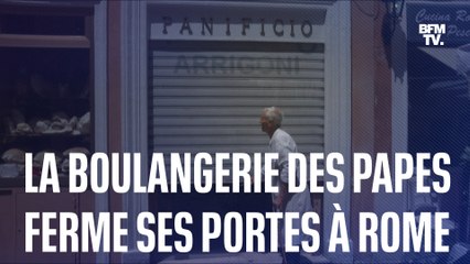 La boulangerie des papes ferme ses portes à Rome, 90 ans après son ouverture