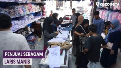 Ganti Tahun Ajaran Baru, Penjualan Seragam Sekolah Meningkat