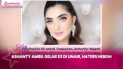 Ashanty Ambil Gelar S3 di UNAIR, Haters Heboh