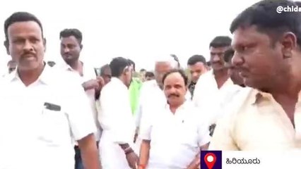 ಚಿತ್ರದುರ್ಗ: ಕಲ್ಲುಕುಂಟೇಶ್ವರೀ ದೇವಿ ದರ್ಶನ ಪಡೆದ ಸಚಿವ ಸುಧಾಕರ್