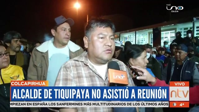 Tensión en el conflicto de límites entre Tiquipaya y Colcapirhua