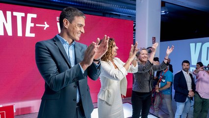 Pedro Sánchez presenta el programa electoral del PSOE