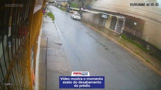 VÍDEO: Veja o momento em que prédio desabou no Grande Recife nesta sexta-feira (7)