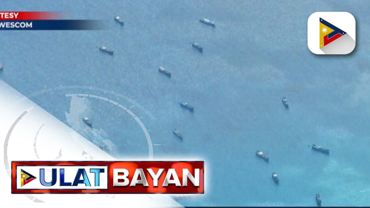Mahigit 50 Chinese vessels, namataan ng AFP Western Command na naka-angkla sa Iroquois Reef at Sabina Shoal sa WPS
