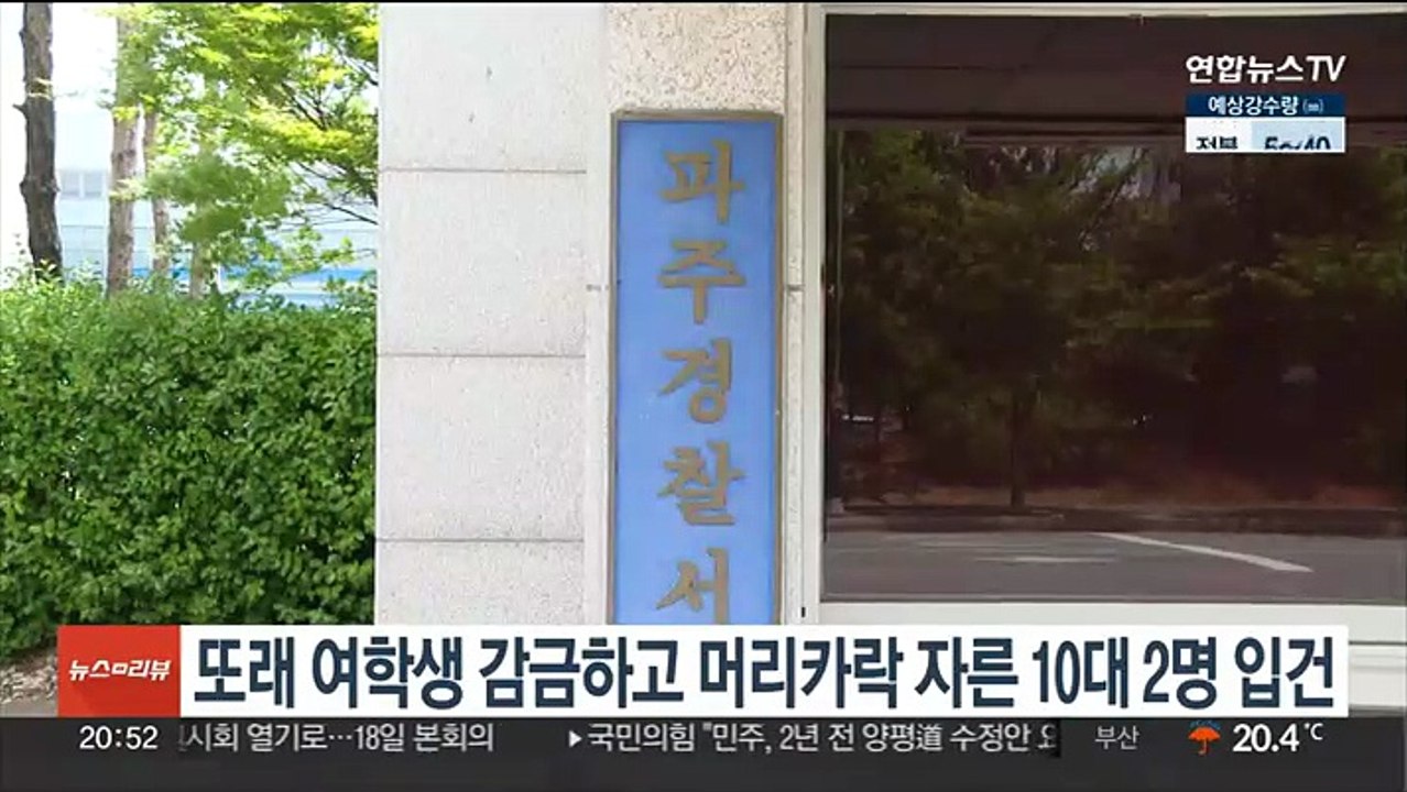 또래 여학생 감금하고 머리카락 자른 10대 2명 입건