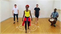 Five(ish) Minute Dance Lesson - African Dance_ Lesson 3_ Dancing on the Clock(360P)