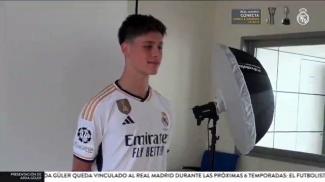 Arda Güler, Real Madrid formasını giydi!