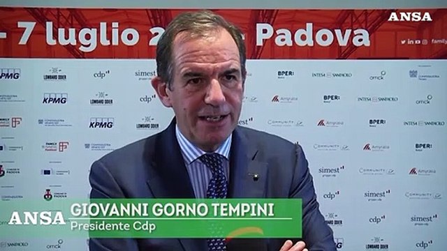 Gorno Tempini: Cdp supporta le imprese con diverse iniziative
