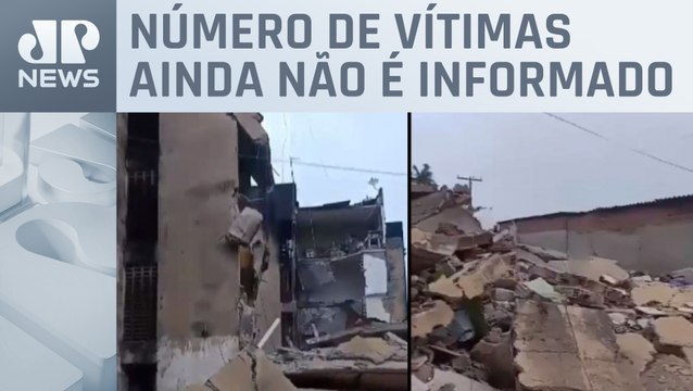 Prédio desaba no Grande Recife e pessoas são soterradas