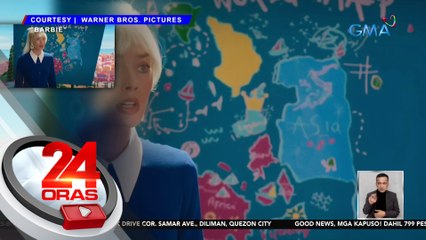 "Child-like" ang drawing ng mapa na may nine-dash line sa "Barbie" movie at wala itong nais ipahayag — Warner Bros. Pictures | 24 Oras