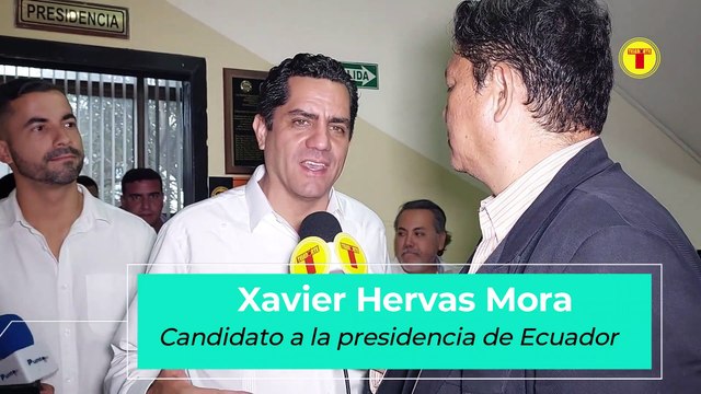 XAVIER HERVÁS CANDIDATO A LA PRESIDENCIA MANTUVO UN DIÁLOGO DIRECTO CON GUAYAQUIL