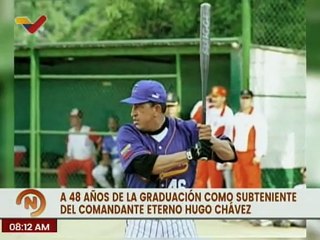Hace 48 años el Cmdt. Hugo Chávez recibió el sable, graduándose como Subteniente en la AMV