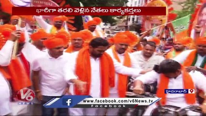 MP Laxman Flags Off BJYM Rally On Eve Of Modi Warangal Meeting _ Hyderabad _ V6 News