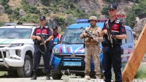 Les commandos de la gendarmerie à Denizli surveillent le parc national du mont Honaz