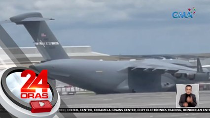 Nagka-"clerical error" sa flight clearance ng U.S. Armed Forces Aircraft na lumapag sa NAIA | 24 Oras