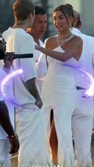 Hailey Bieber and Justin Bieber at a 4th of July