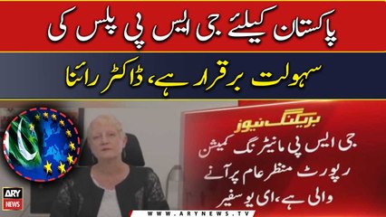 GSP plus facility for Pakistan remains intact, EU Ambassador Dr. Raina