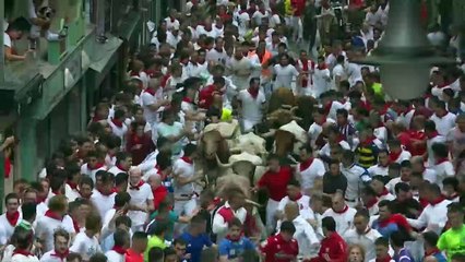 Seis feridos na primeira corrida de touros das festividades de São Firmino