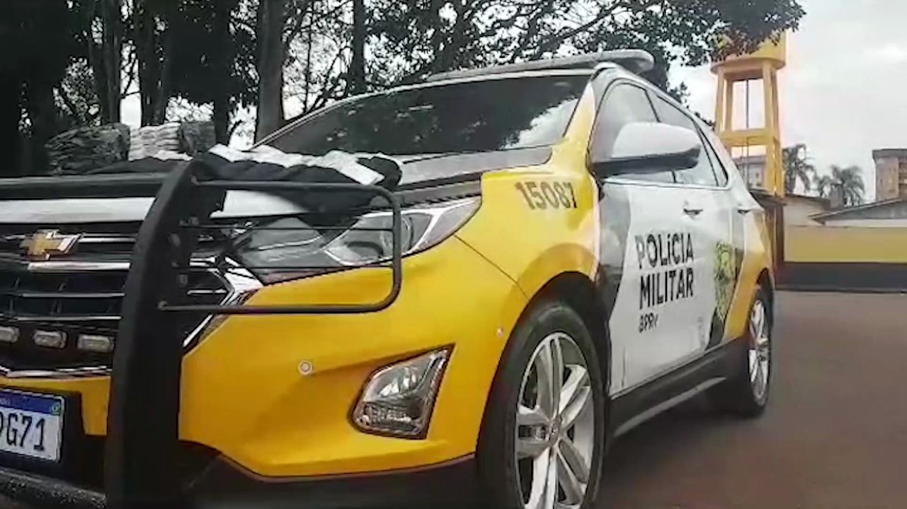 PRE de Cascavel apreende celulares que eram transportados em corpo de passageira de táxi