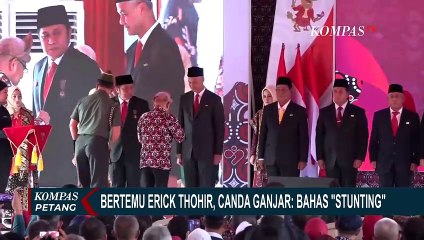 Jawaban Becanda Ganjar soal Tas Merah Erick: Isinya Asupan Gizi Biar Gak 'Stunting'!