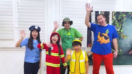 Super Kids United Solving Problems with Police, Builder & Firefighter Powers