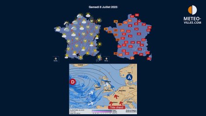prévisions météo du vendredi 7 juillet 2023