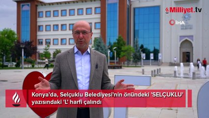 İlçe tabelasındaki 'L' harfi çalındı! Belediye Başkanı çağrıda bulundu