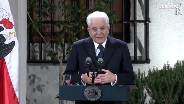 Mattarella: Fra Italia e Cile rapporti eccellenti, vogliamo accrescere la collaborazione