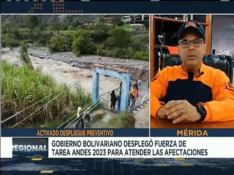 Gob. Bolivariano activa Fuerza de Tarea Los Andes 2023 para atender afectaciones en el edo. Mérida