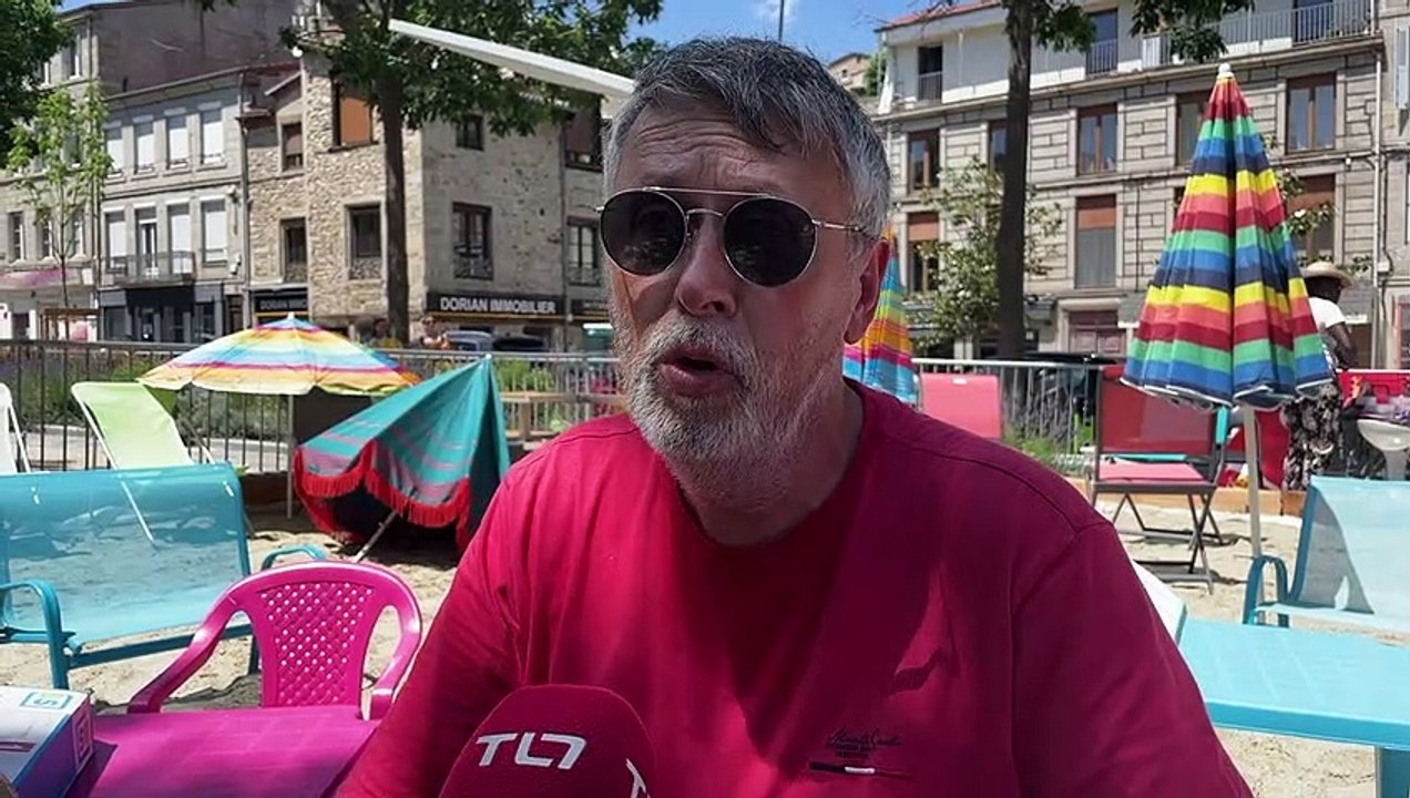 Les pieds dans le sable à Saint-Chamond