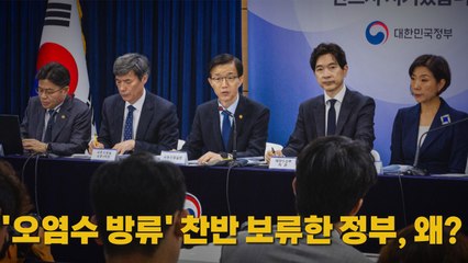 '오염수 방류' 찬반 보류한 정부, 왜? / YTN