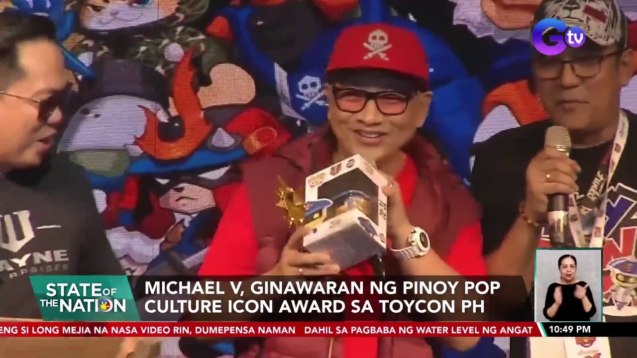 Michael V, ginawaran ng pinoy pop culture icon award sa toycon ph | SONA
