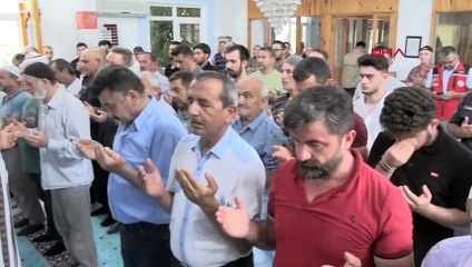 Une prière funéraire par contumace a eu lieu pour la personne perdue dans le glissement de terrain à Giresun