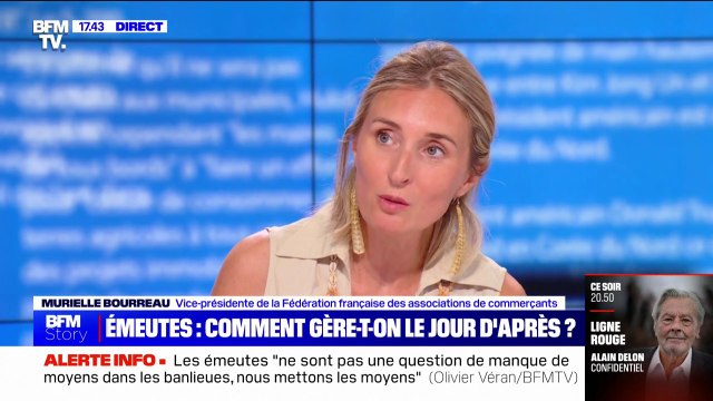 Dégâts des émeutes: J'ai quelques messages de commerçants qui me disent que les assurances ne jouent pas le jeu , affirme Murielle Bourreau (FFAC)