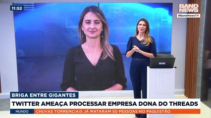Twitter ameaça processar empresa dona do Threads
