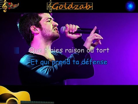 KARAOKE Grégoire - L'ami intime