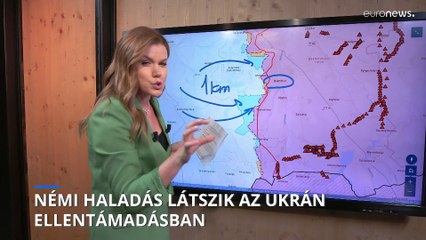 Némi haladás érzékelhető az ukrán ellentámadásban